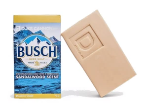DUKE CANNON SUPPLY CO (10 oz) BUSCH Bar SOAP Sandalwood Scent NIB - Picture 1 of 2
