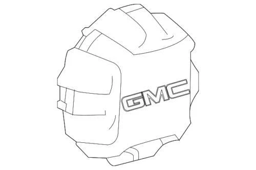 Tapacubos de rueda delantera y trasera GM 2020 GMC Sierra 2500 3500 HD 233378308 originales Foto 1 de 2