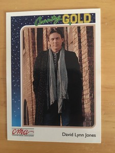 1992 Sterling Cards CMA Country Music Association Gold David Lynn Jones #99