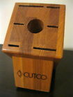 CUTCO Galley Set Knife Countertop Wood Block Honey Oak 7 Slots 