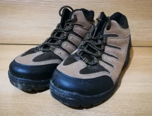 Hombres Mujeres Unisex Mountain Peak Senderismo Caminar Zapatos Marrón Negro Reino Unido Talla 7 - Imagen 1 de 8