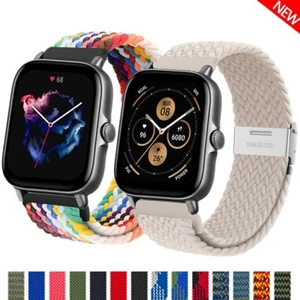 Nylon Sport Armband Für Huami Amazfit GTS 3 2 2E 4 mini GTR 4 42 47MM Bip U Lite - Bild 1 von 57