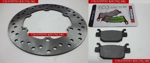 DISCO e PASTICCHE FRENO POSTERIORE HONDA SH 300 DAL 2007 AL 2015  - Foto 1 di 1