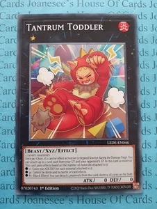 LEDE-EN046 Wutanfall Kleinkind Yu-Gi-Oh Karte 1. Auflage Neu - Bild 1 von 3