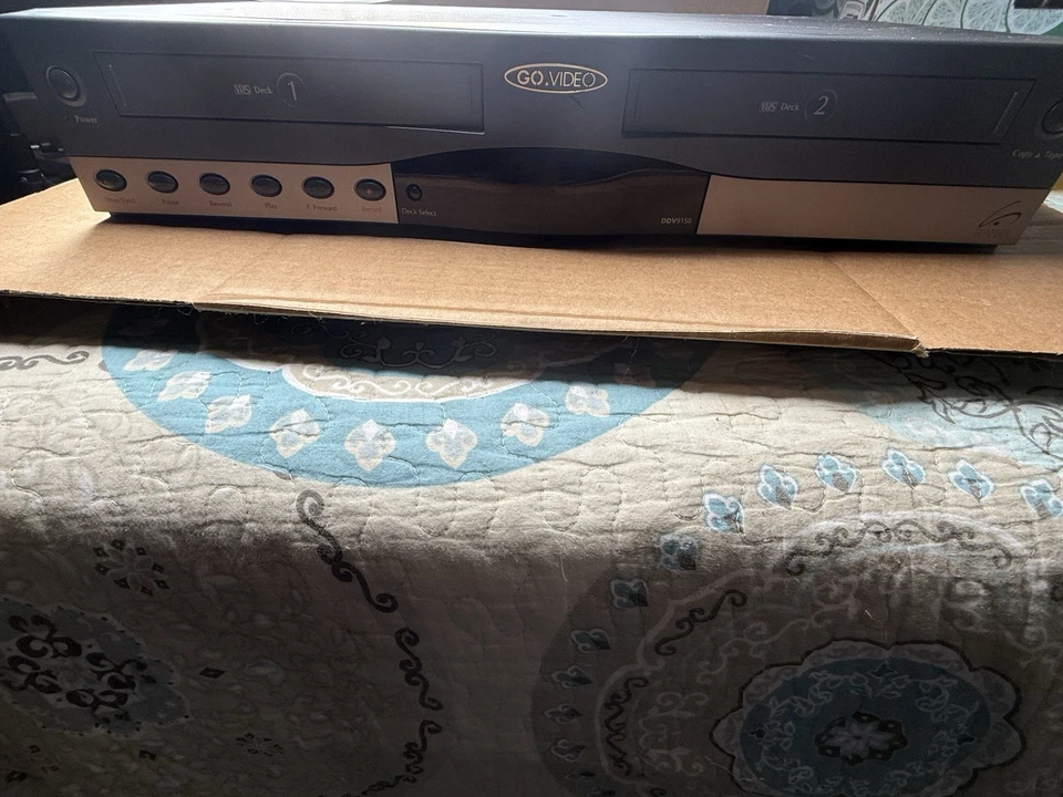 Go.Video Doble VCR DDV9150 Probado y Funcionando Raro VHS a VHS con AUX Foto 1 de 4