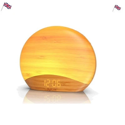 Sunrise Alarm Clock Light with Relaxing Sounds & Dimmable LED, Silent Wake Up - Image 1 of 4