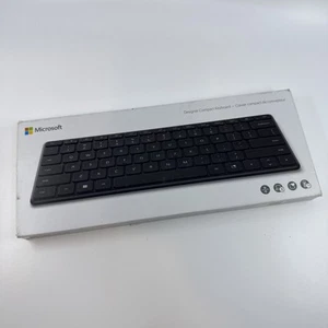 Microsoft Designer Compact Keyboard - Matte - Black - Picture 1 of 7