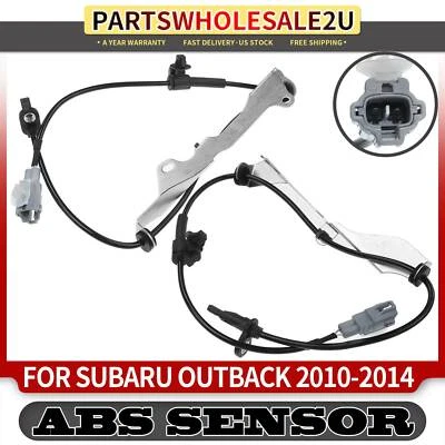 Sensor de velocidade de roda ABS traseiro para motorista e passageiro 2 peças para Subaru Outback 2010-2014 - Imagem 1 de 4