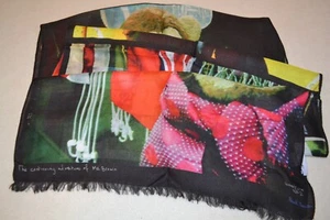 Écharpe Imprimée Paul Smith Mainline Mr Brown Adventure No 2 Neuve Pour Hommes - Picture 1 of 7