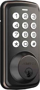 Zomoss Keypad Digital Deadbolt Keyless Entry Lock Oil Rubbed Bronze NEW - Picture 1 of 4