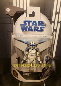 Star Wars Black Series The Clone Wars Clone Pilot Hawk Minor Flaw - Picture 1 of 3