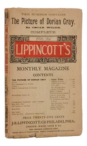 Picture of Dorian Gray in Lippincott's ~ OSCAR WILDE ~ First Edition 1st ~ 1890 - Imagen 1 de 8