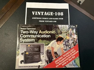 New NOS Realistic Voice-Operated Two-Way Audionic Communication System  21-404 - Picture 1 of 2