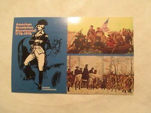 American Revolution Bicentennial George Washington Postkarte - Bild 1 von 2