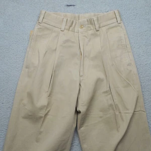 Bills Khakis Pants Mens 26 Khaki Twill Classic Fit Pleated M2P KTBL - Picture 1 of 14