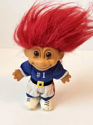 Russ Troll with Pink Hair and Football Uniform / Clothes #1 with Shoes - Image 1 of 4