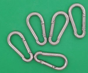 3/16" Snap Clips 2" x 1" Steel Four Count - Picture 1 of 1