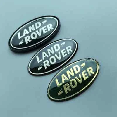 Pegatina insignia emblema coche elipse verde negro 71x38 mm para Land Rover Range Rover - Imagen 1 de 4