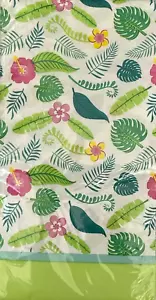 Guest Towel Napkins Disposable 2 Ply Paper Dining Bathroom Green Tropical 20 Ct - Picture 1 of 9