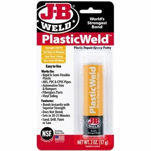 JB Weld PlasticWeld Plastic Repair Epoxy Putty Paste Car Bodywork Fixer 57g - Picture 1 of 2