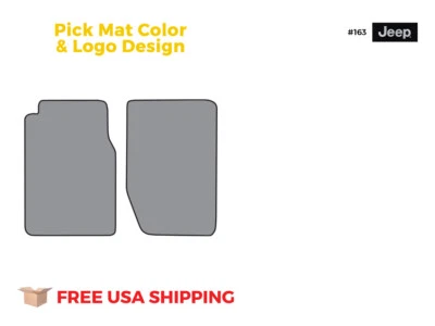 ACC FITS 1971 Jeep J-3800 Floor Mat 2pc Loop Foto 1 de 4