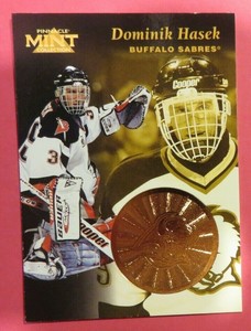 1997 Pinnacle "Mint Collection" Buffalo Sabres - DOMINIK HASEK - NHL HOF 2014