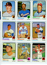 1973 Topps Baseball MLB YOU PICK uPick  (1) NMNT 400-527  See Photo's