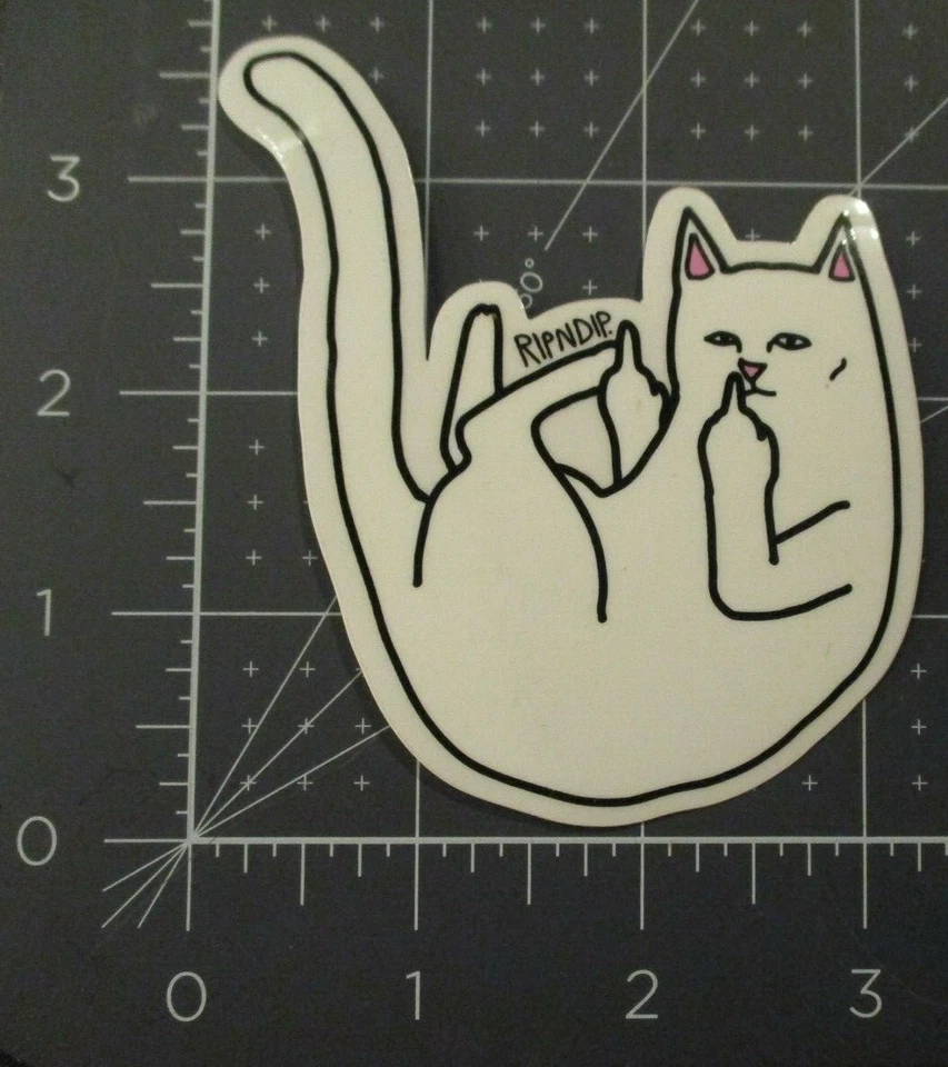 RIPNDIP Skate STICKER nermal 8 rip n dip skate laptop decal 222 W