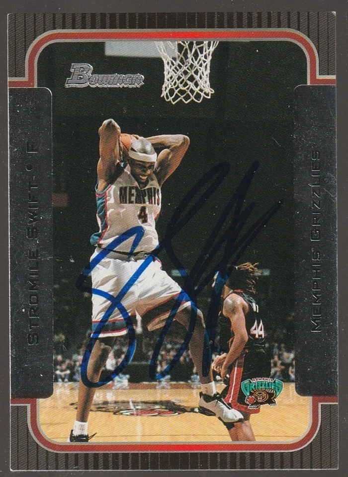 2003-04 Bowman #47 Stromile Swift IP autograph signed card - Image 1 of 1