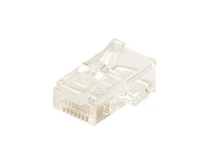Steren Modular Plug 8C 8x8 RJ45 Round Solid - Single - Picture 1 of 1