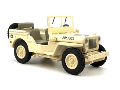 ED 1:76 Beige Willys MB US Reconnaissance Vehicle Model Diecast Collect Car - Image 1 of 4