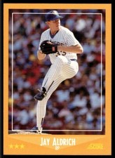 1988 Score Jay Aldrich Milwaukee Brewers #578