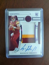 2022 PANINI NATIONAL TREASURES SAM HOWELL PURPLE RPA /49 