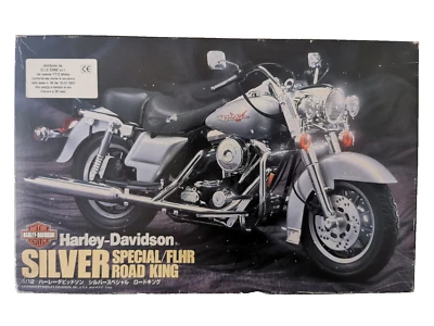 IMAI 1:12 Harley-Davidson FLHR Road King Silver Special  RARE     - Immagine 1 di 4
