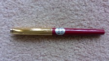 Pilot "Tank" Non Self Filling Fountain Pen - EyeDropper NOS - Red