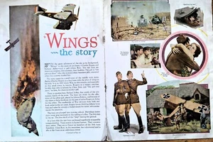 Programa de alas de película PARAMOUNT PICTURES 1927 Clara Bow + Gary Cooper Primera Guerra Mundial - Imagen 1 de 5