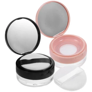 2 Pcs Packing Box Baby Miss Loose Powder Travel Container Empty Reusable Case - Picture 1 of 12