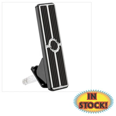 Billet Specialties 199275 - Universal Floor Mounted Gas Pedal Assembly - Black - Image 1 of 4