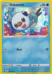 Oshawott Black Star Promo Holo Rare SWSH222 Sword & Shield Pokemon Card NM - Picture 1 of 2