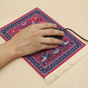 Rectangular persian mini rug woven rug mouse pad carpet tassel mat OJ`iY;xu