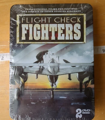 Flight Check: Fighters (DVD, 2007, 2-Disc Set) NEW in shrink wrap - Imagem 1 de 4