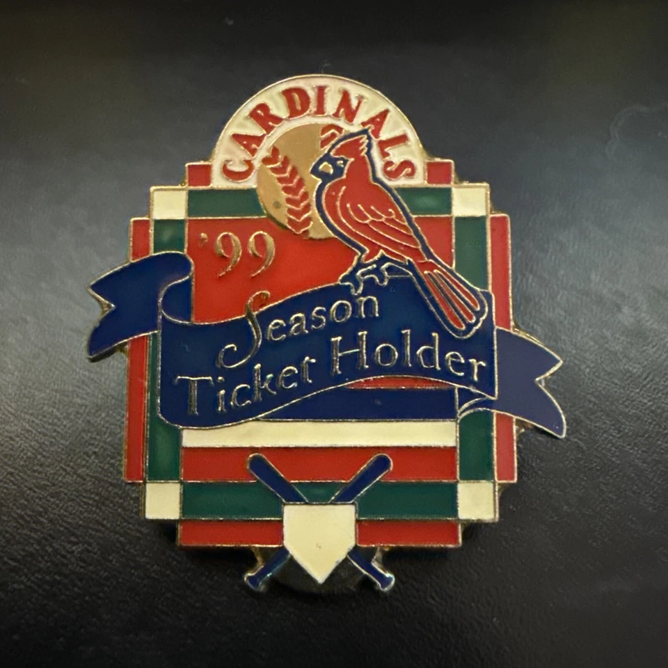 St Louis Cardinals Season Ticket Holder 1999 MLB Baseball Lapel Pin New MORE - Image 1 of 1