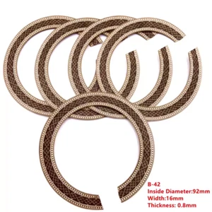 5PCS WOOD INLAY ACOUSTIC GUITAR ROSETTE B-42 - Picture 1 of 3