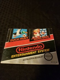 Super Mario Bros. / Duck Hunt NES Nintendo Manual Only 