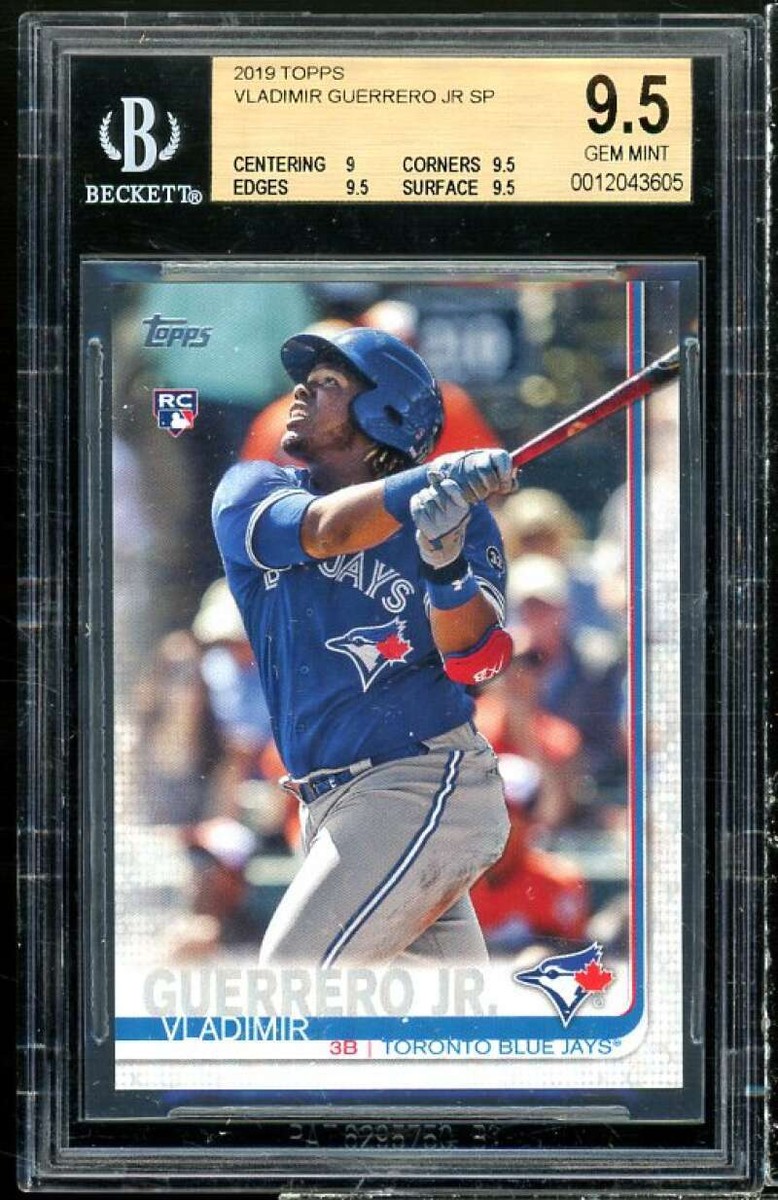 Vladimir Guerrero Baseball Grade 9.5 Rookie Sports Trading Cards 