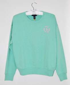 NWT Polo Ralph Lauren Big Girls Mint Green LS Logo Sweatshirt sz XL 16 - Picture 1 of 11