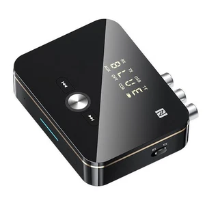 NFC Multi-Function Bluetooth Receiver Wireless 3.5mm AUX to 2RCA Audio Adapter C - Picture 1 of 18