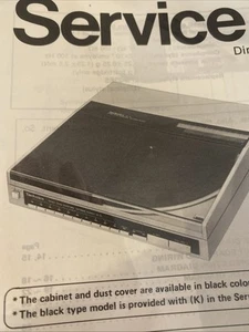 Tocadiscos SL-6 - Manual de servicio - Técnicas - TECH 09 - Imagen 1 de 2