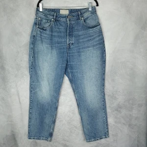 Everlane Jeans Damen 32 Crop Blau Curvy 90s Cheeky Straight Leg Organic Denim - Bild 1 von 19