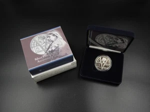 ROYAL MINT 2001 SILVER PROOF £5 FIVE POUND COIN - VICTORIAN ANNIVERSARY - Picture 1 of 1
